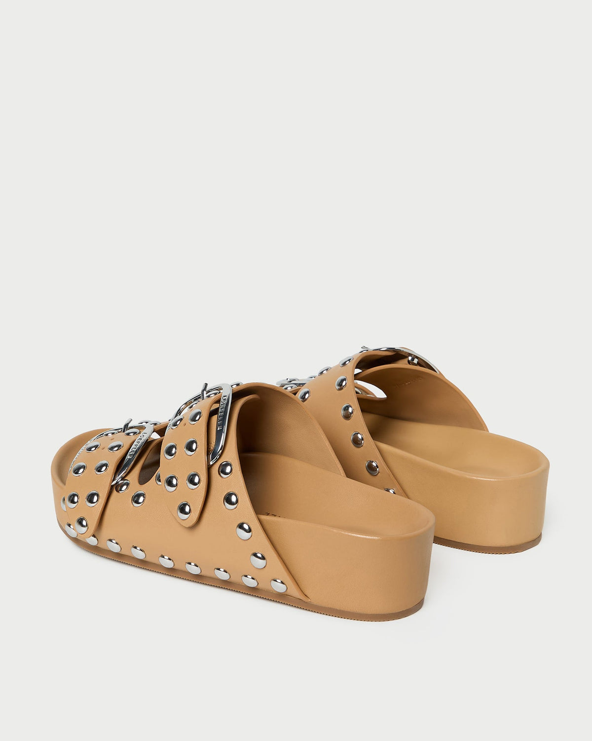 Joni Khaki Studded Sandal