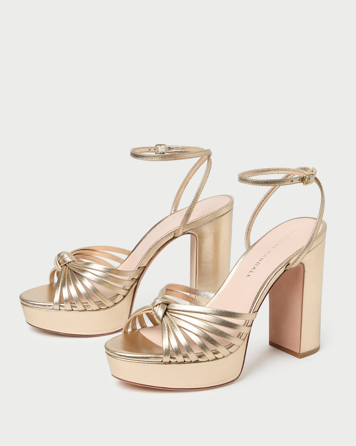 Rivka Champagne Knot Platform Sandal