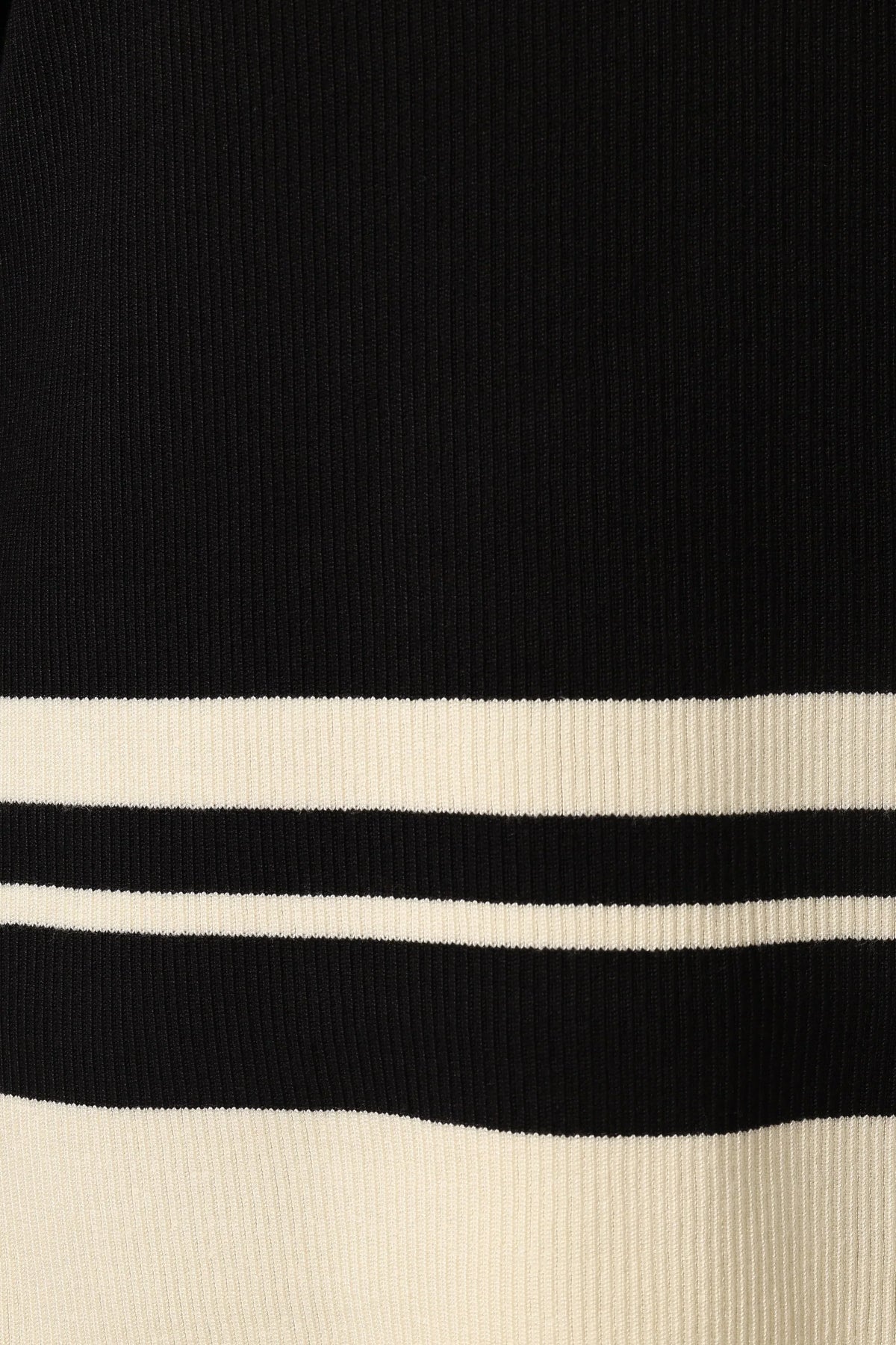 Lowell Top - Black Off White