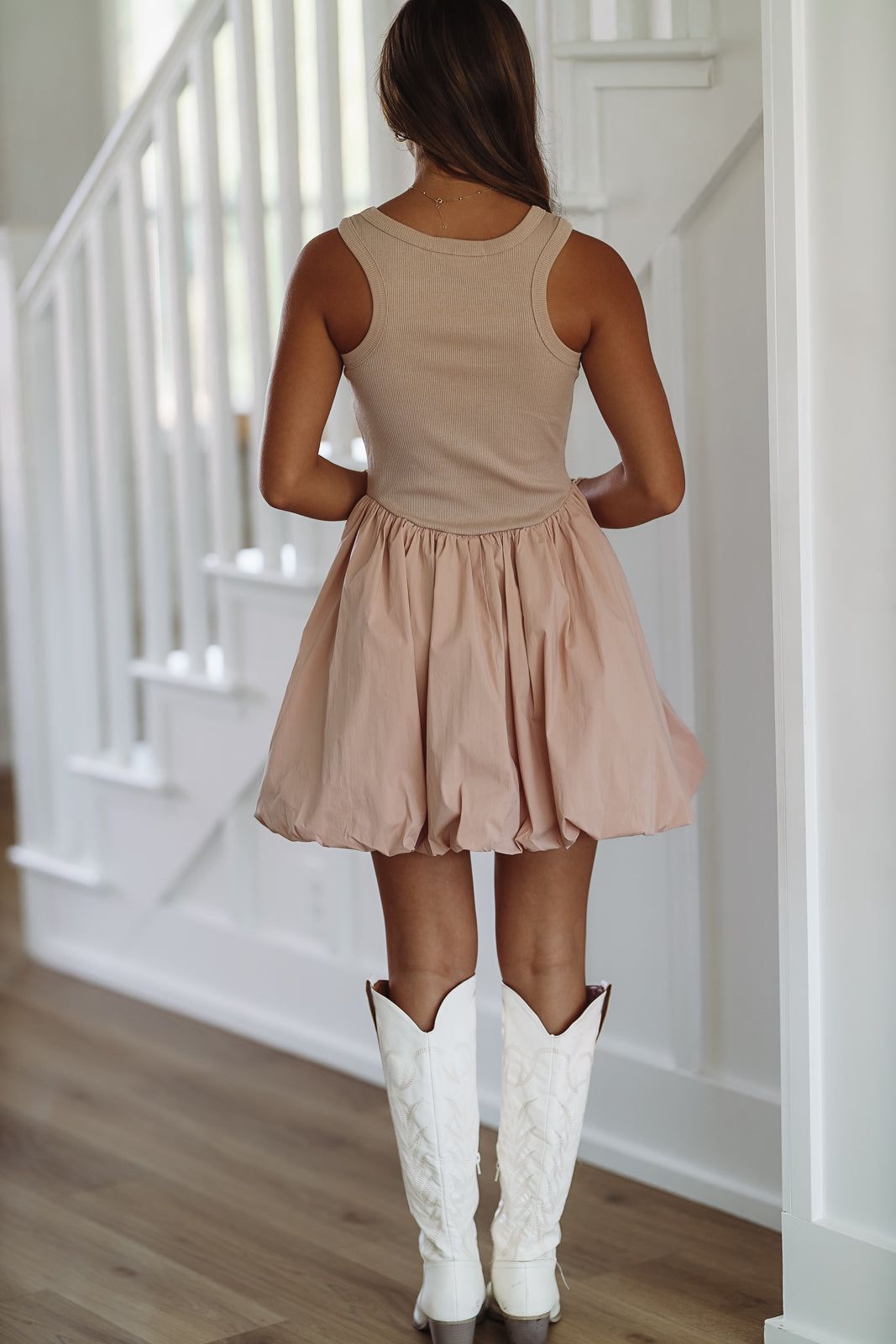 Just Stopping By Mini Dress - Mauve (FINAL SALE)