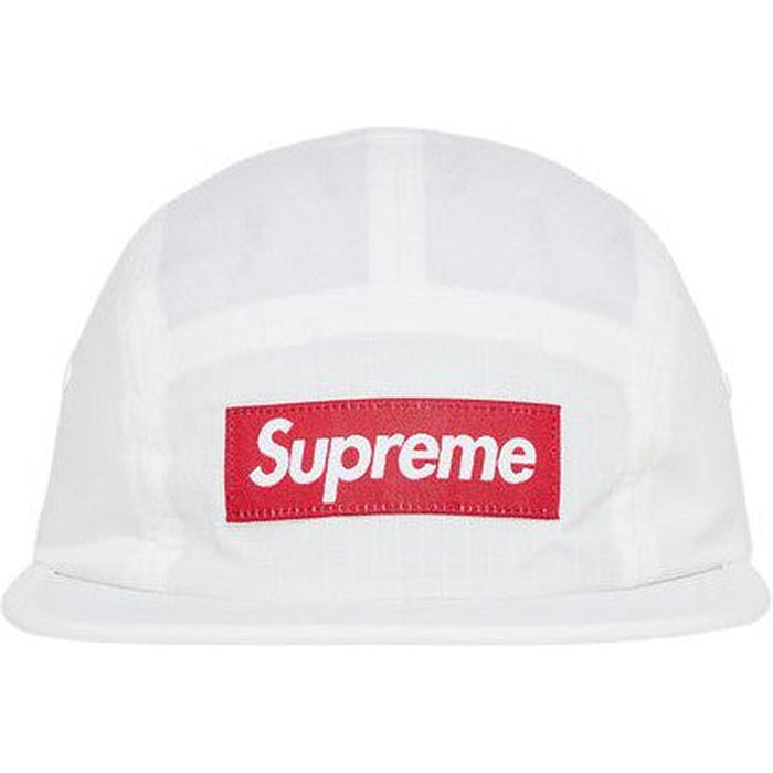 Supreme Waxed Ripstop Camp Cap White