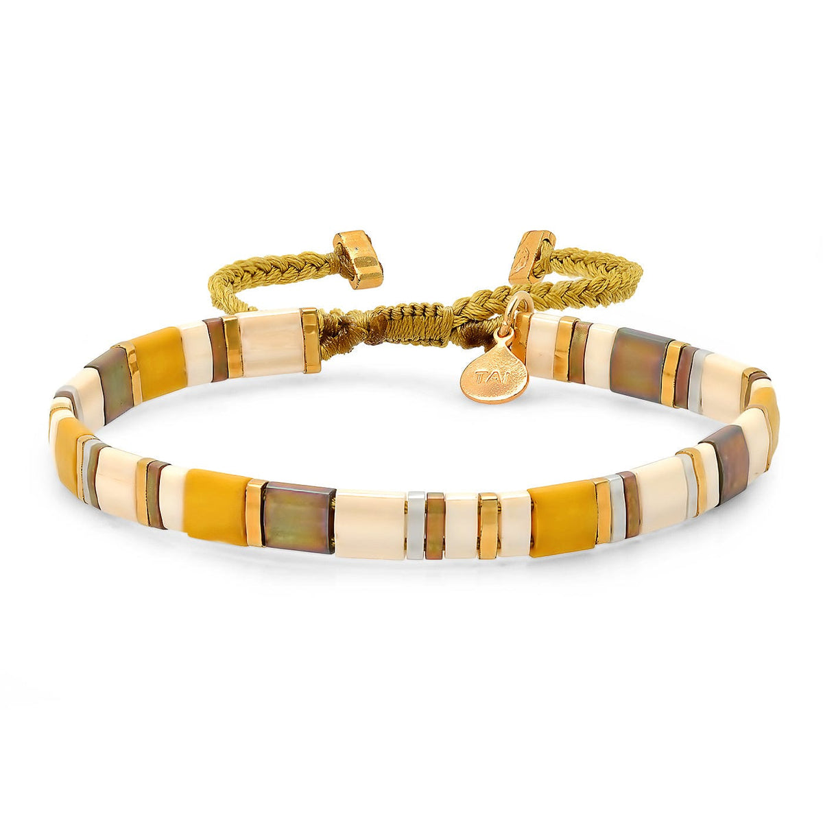 Golden Hour Tila Beaded Bracelet