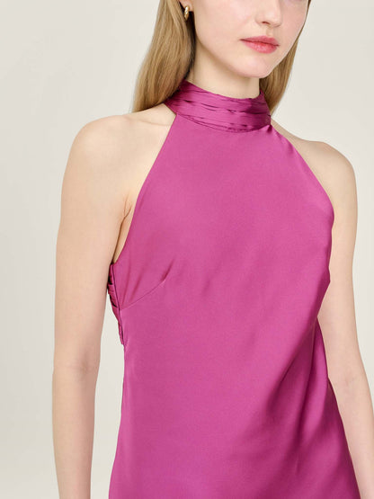 Seychelles Dress in Magenta
