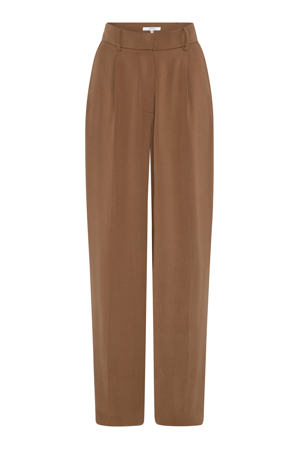 Cinnamon Straight Leg Trousers in Tobacco