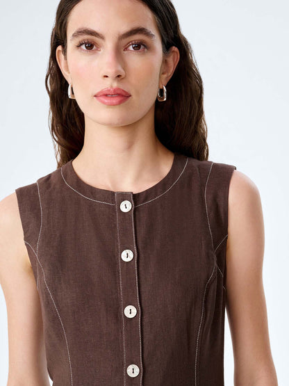 Raphi Dress in Chocolate