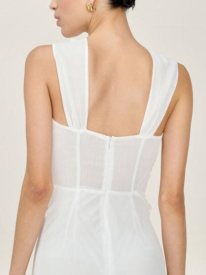 Amelie Dress in Ivory