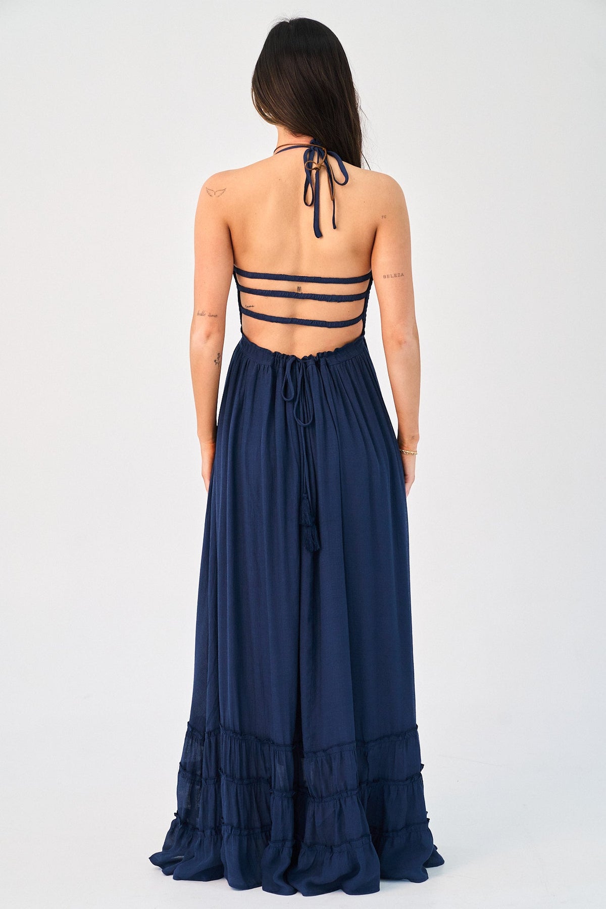 Coralyn Dress in Navy