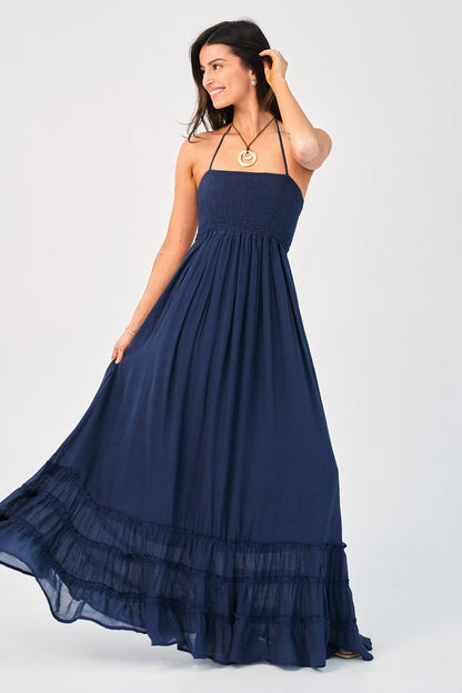 Coralyn Dress in Navy