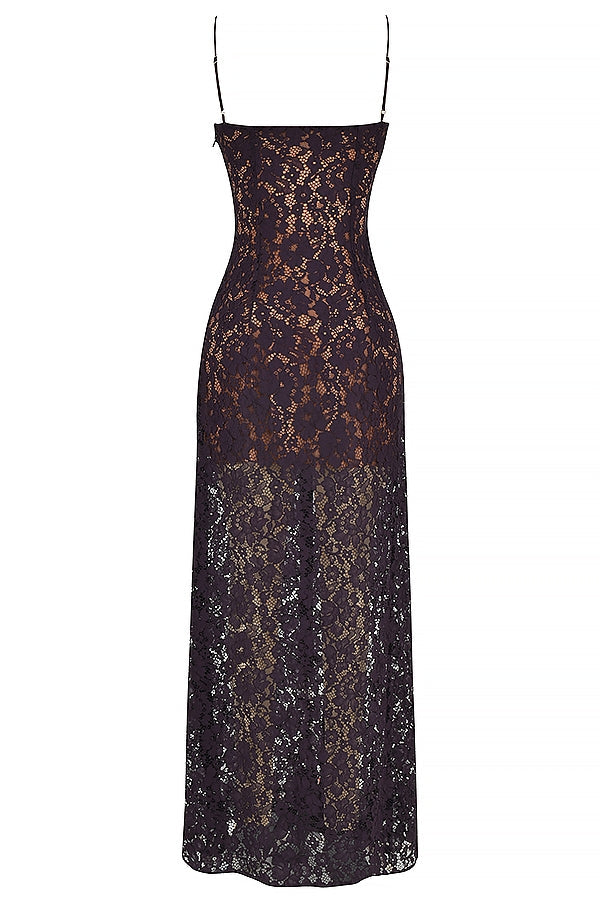 night shade lace maxi dress