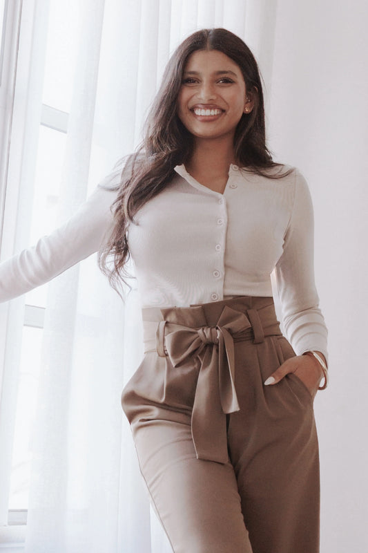 Cass Long Sleeve Top - Grey