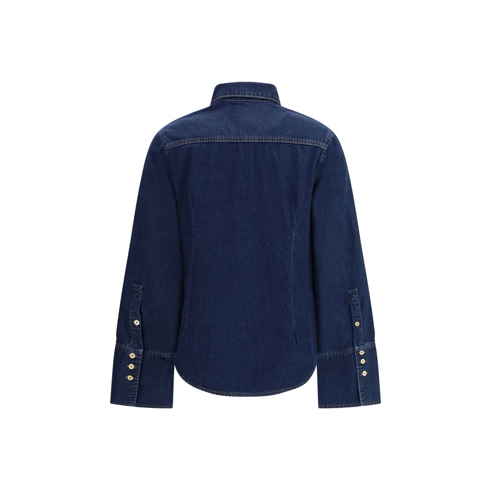 7FOR Blue Denim Shirt