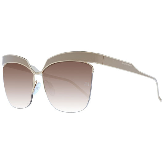 Ana Hickmann Gold Metal Sunglasses