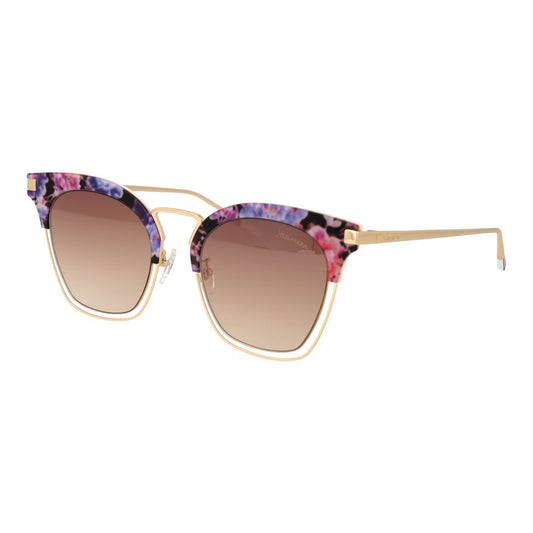 Ana Hickmann Gold Metal Sunglasses