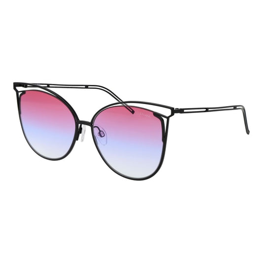 Ana Hickmann Black Metal Sunglasses