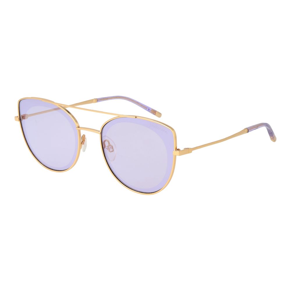 Ana Hickmann Gold Metal Sunglasses