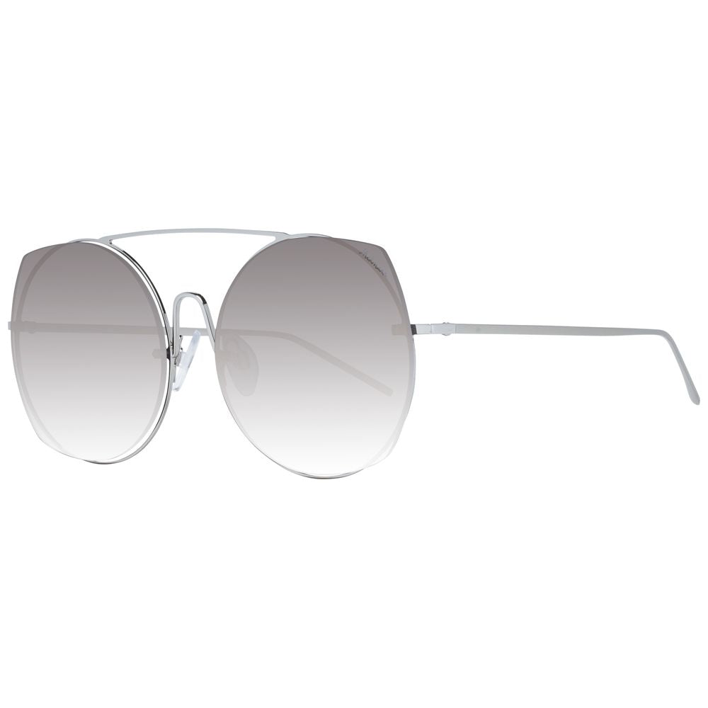 Ana Hickmann Gray Metal Sunglasses