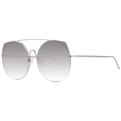 Ana Hickmann Gray Metal Sunglasses