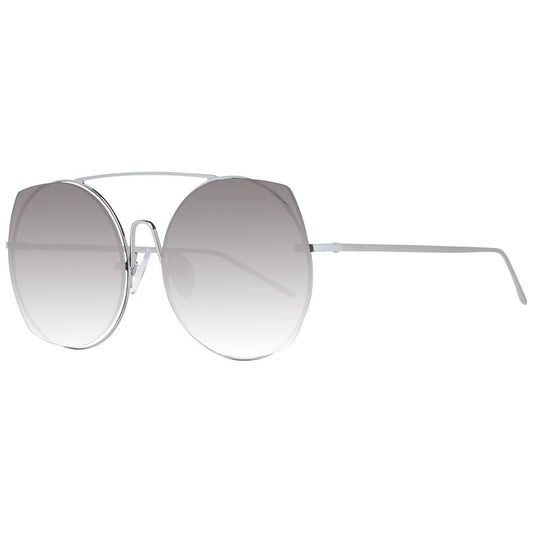 Ana Hickmann Gray Metal Sunglasses
