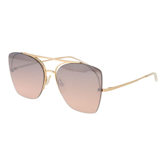 Ana Hickmann Gold Metal Sunglasses