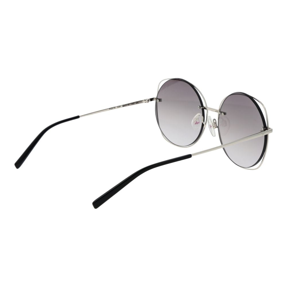 Ana Hickmann Gray Metal Sunglasses
