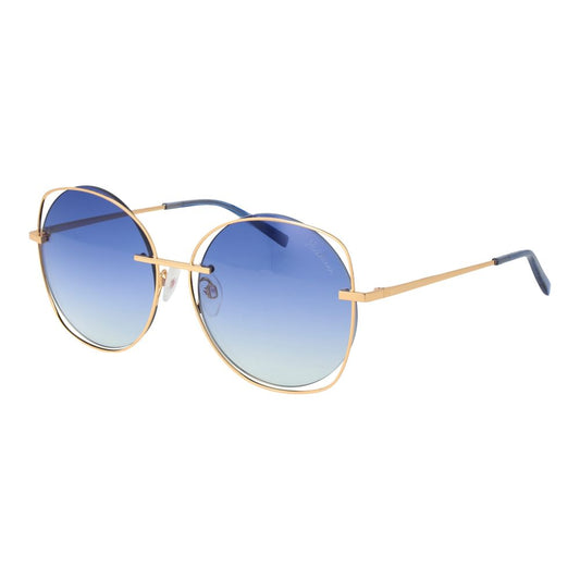 Ana Hickmann Gold Metal Sunglasses