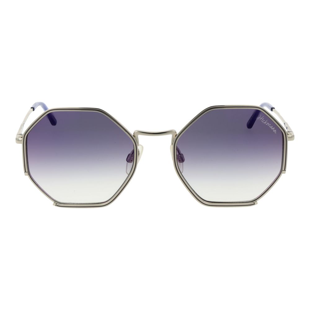Ana Hickmann Gray Metal Sunglasses