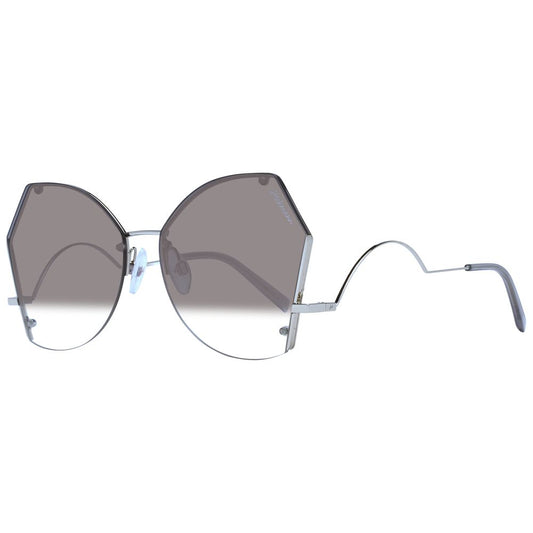 Ana Hickmann Gray Metal Sunglasses