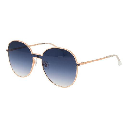 Ana Hickmann Gold Metal Sunglasses