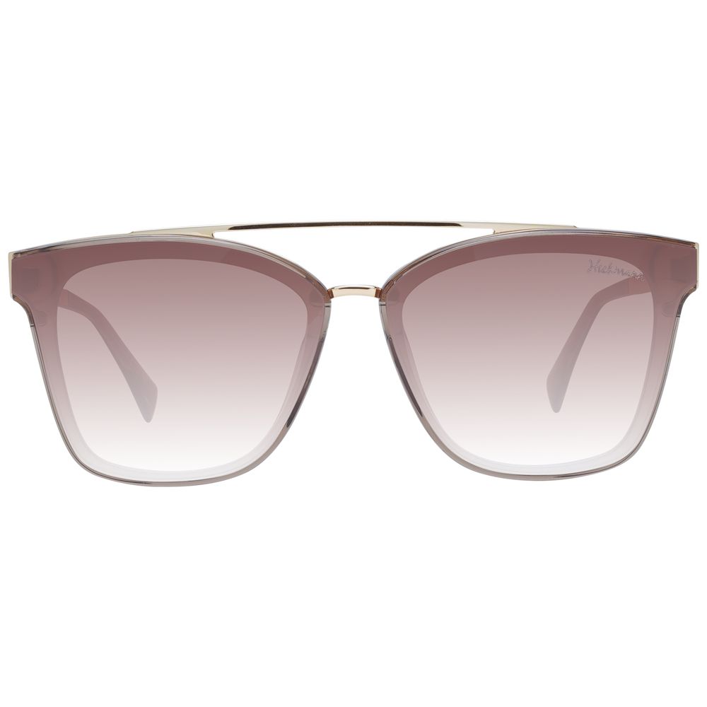 Ana Hickmann Brown Metal Sunglasses