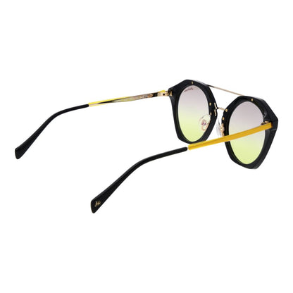 Ana Hickmann Black Metal Sunglasses
