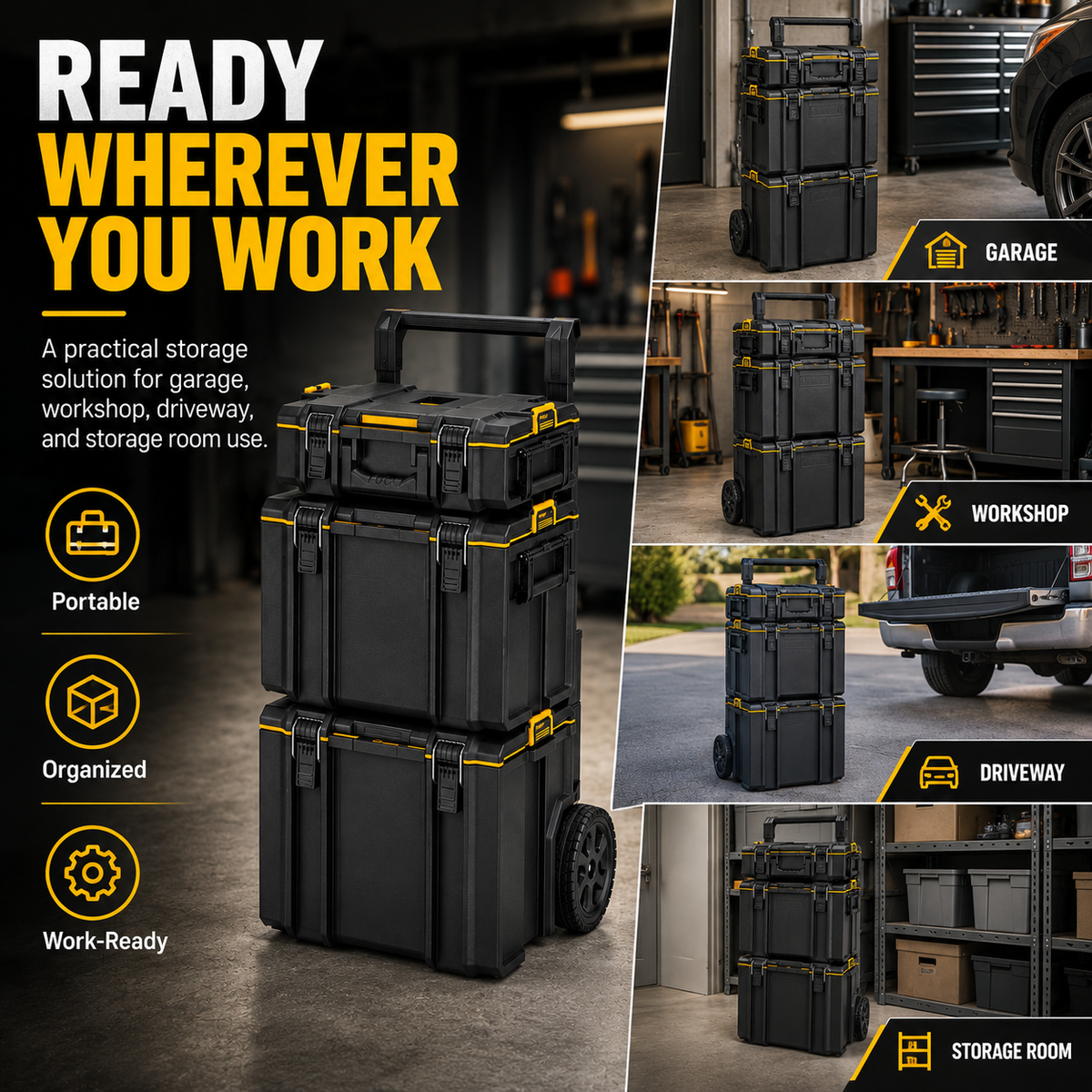 Portable Workshop Tool Organizer--Keep Your Projects Moving