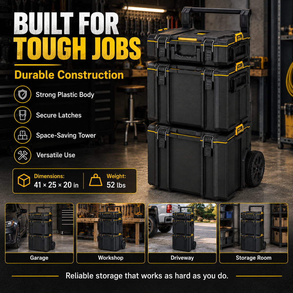 Portable Workshop Tool Organizer--Keep Your Projects Moving