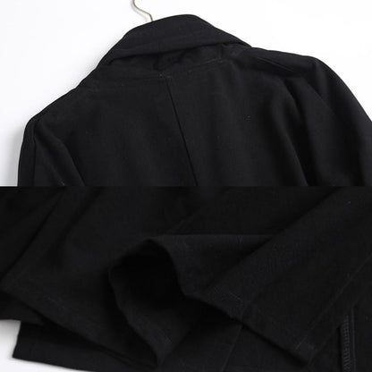 Wu Ji 无迹 Leave No Trace Song & Ming Unisex Cotton Linen Parallel Panel Long Cardigan