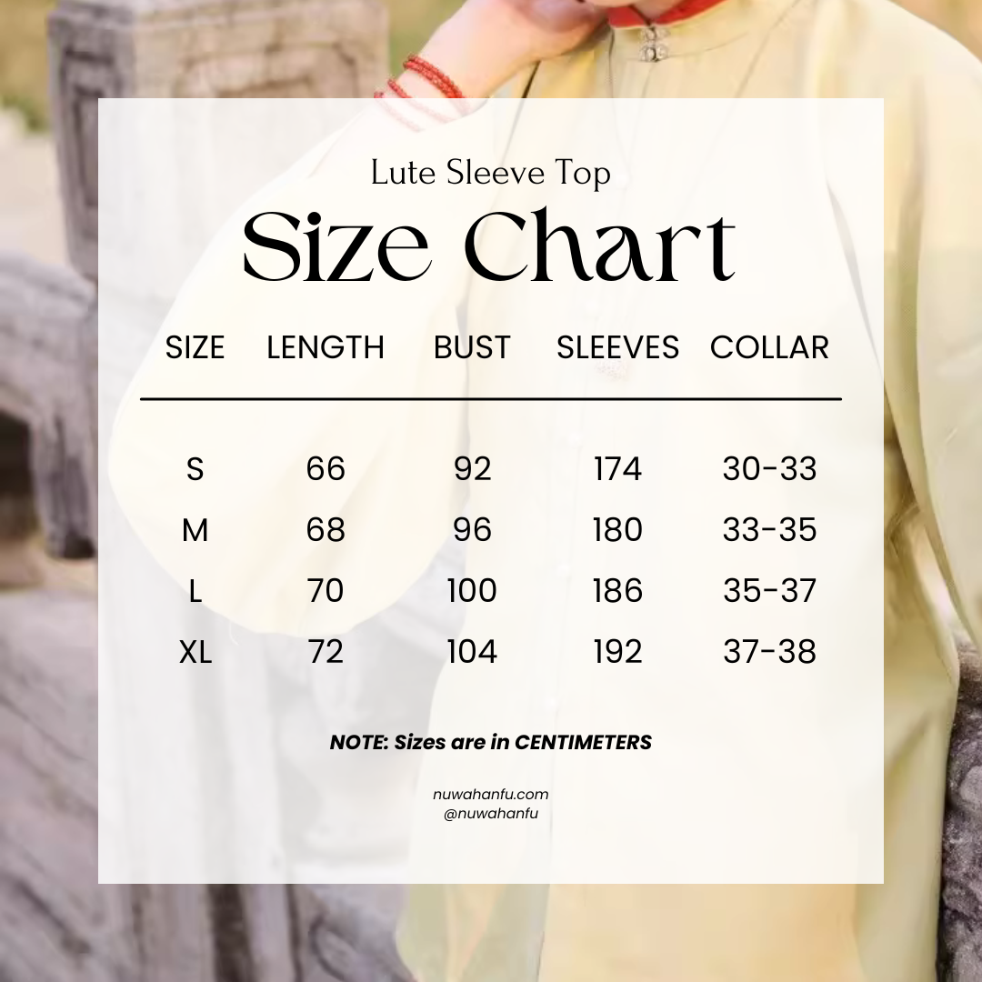 Egg Yolk 熟蛋 Ming Dynasty Contrast Collar Pipa Sleeves Liling Duijin Shirt