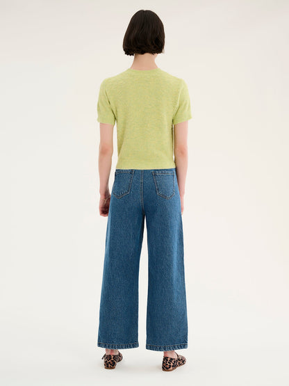 Lexi Fluffy Jumper in Green