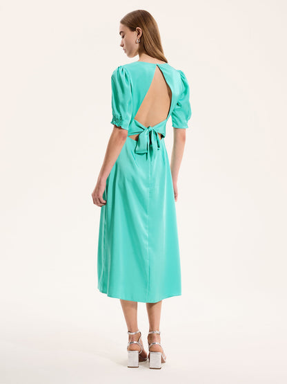 Odette Dress in Turquoise