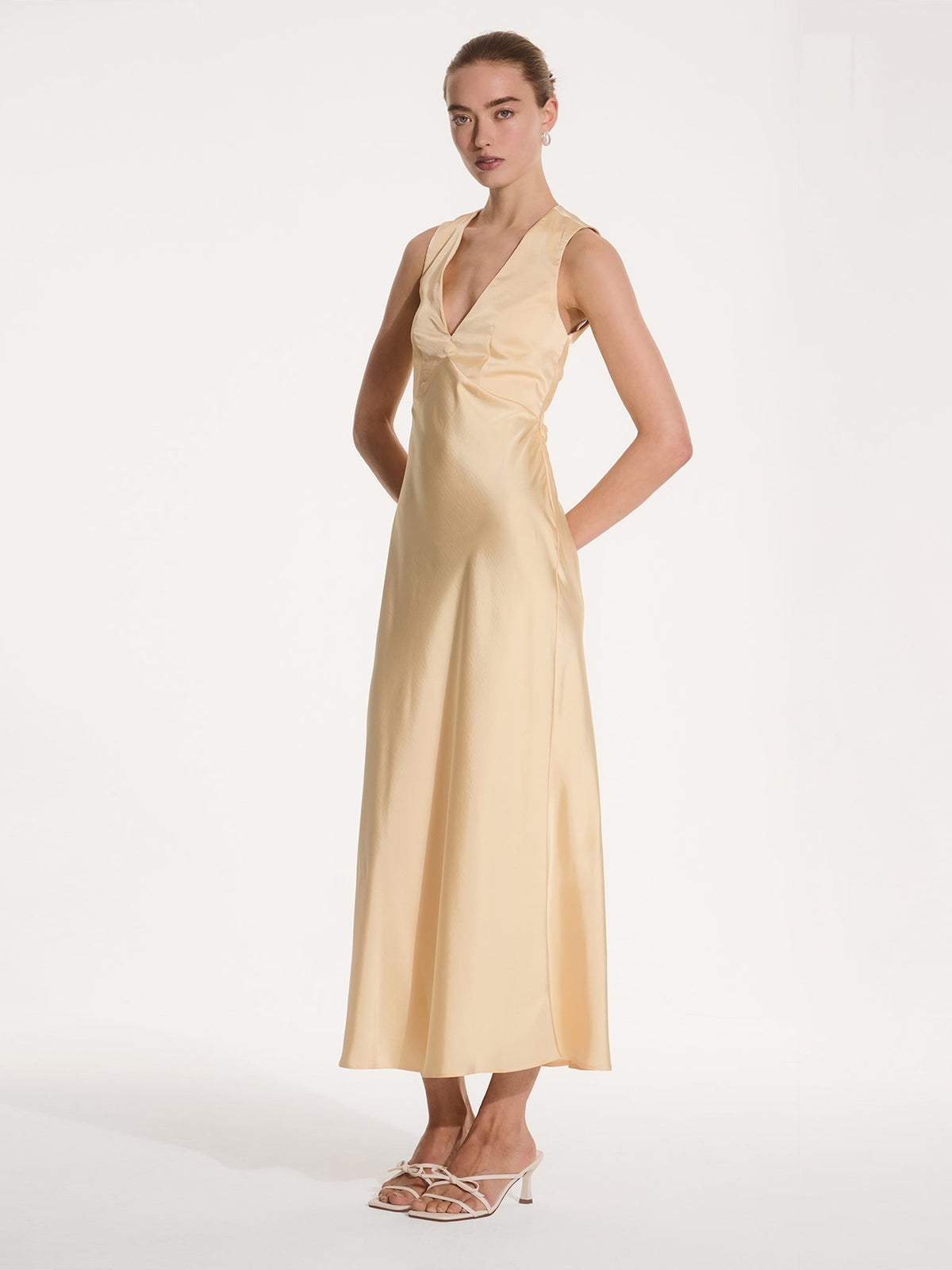 Nova Dress in Vintage Yellow