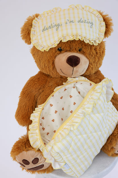 Gingham Girl Eye Mask