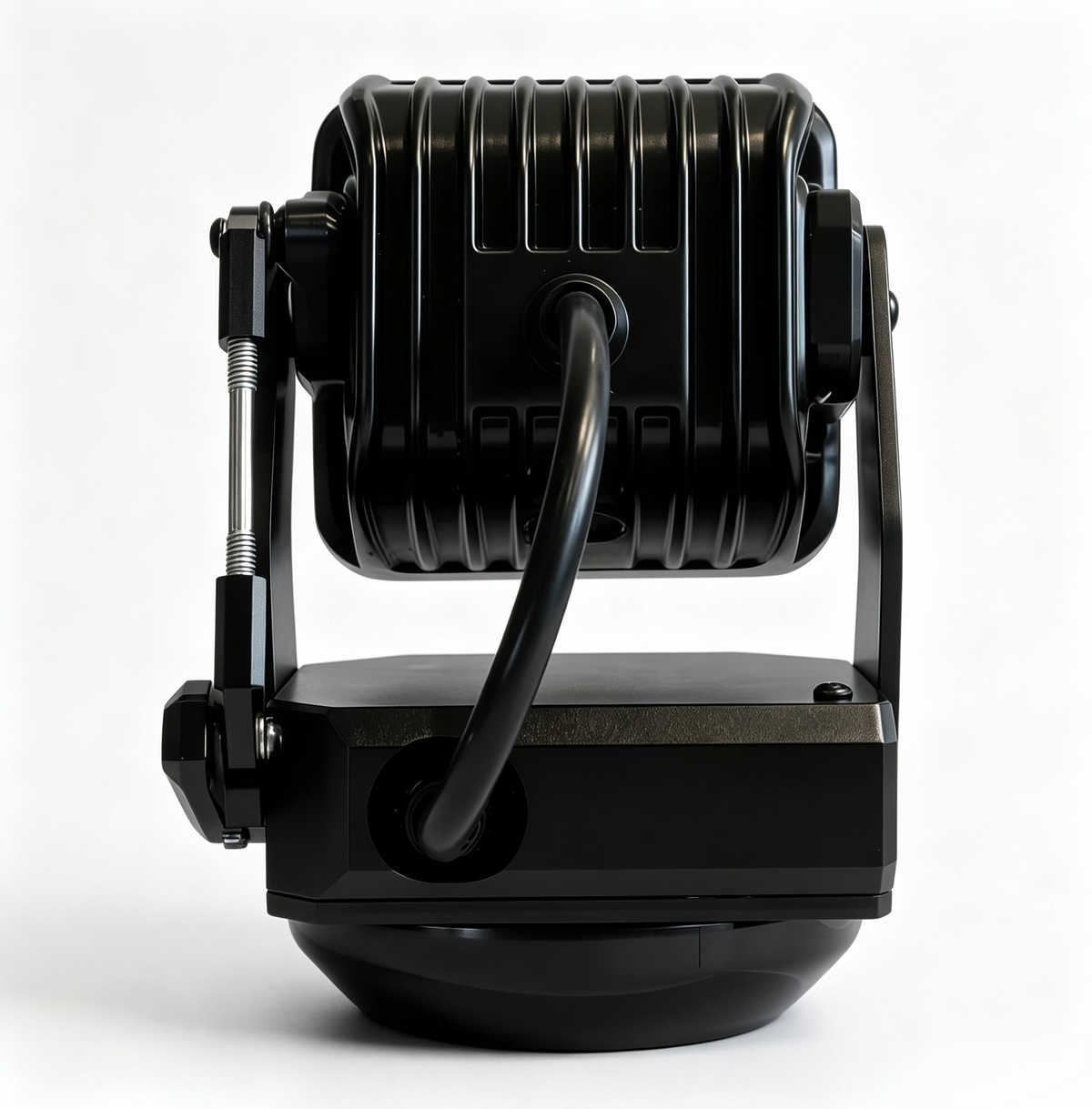 Remote Control Rotating LED Spotlight-360° Heavy-Duty Search Light for Vehicles & Marine Use