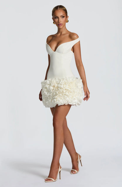 Aveta Mini Dress - Ivory