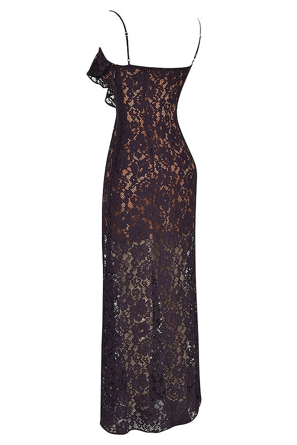 night shade lace maxi dress