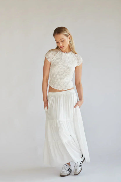 Hope Tiered Maxi Skirt