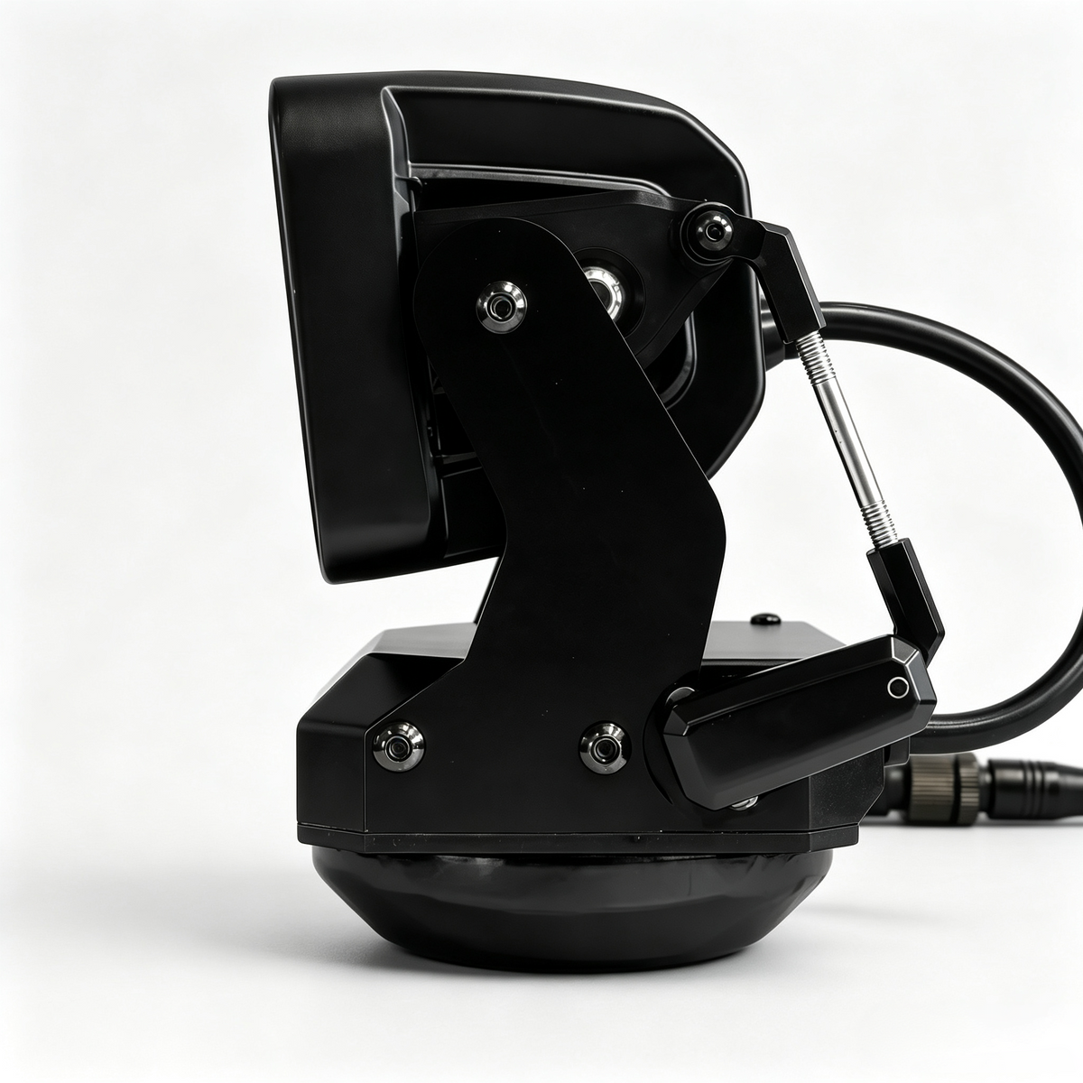 Remote Control Rotating LED Spotlight-360° Heavy-Duty Search Light for Vehicles & Marine Use