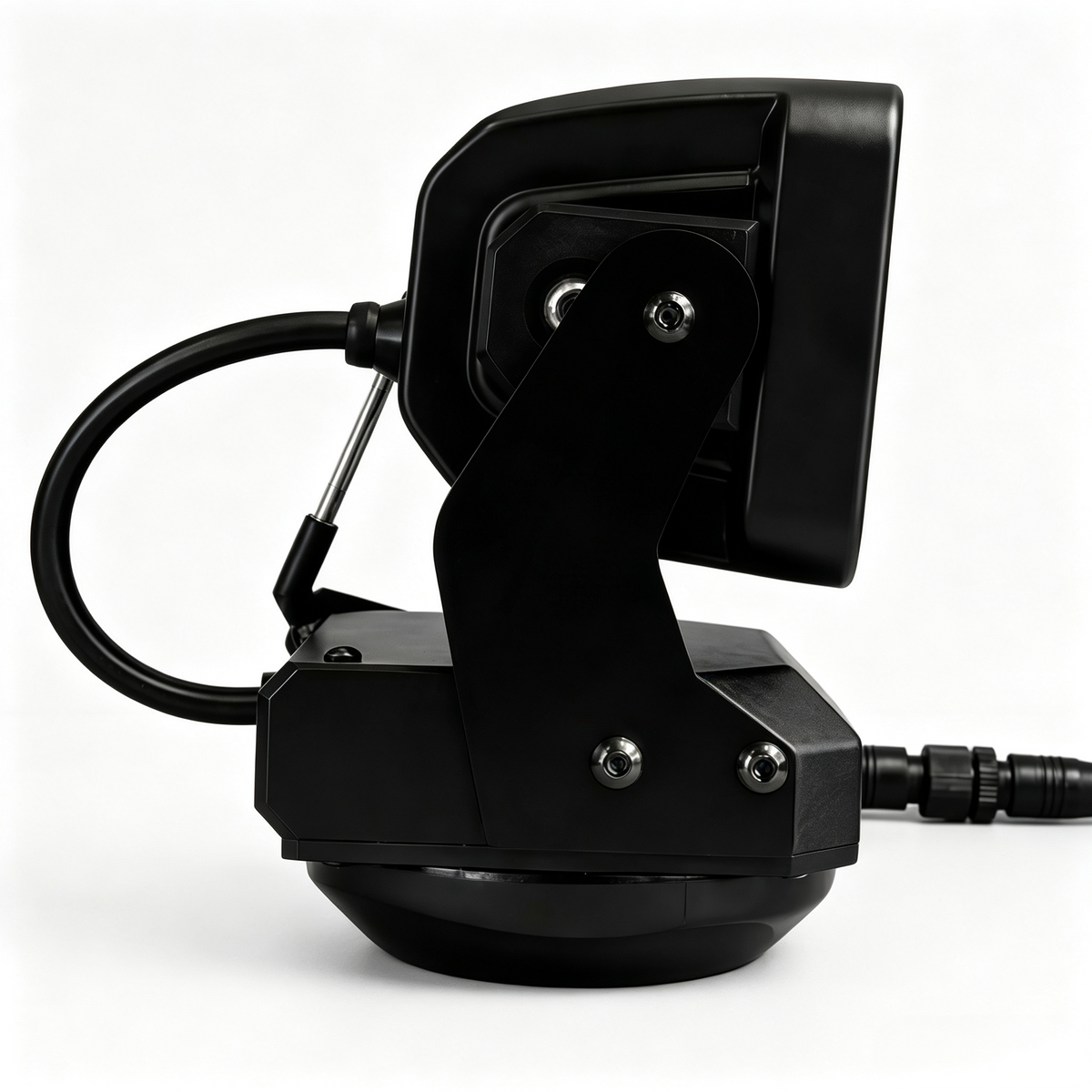 Remote Control Rotating LED Spotlight-360° Heavy-Duty Search Light for Vehicles & Marine Use