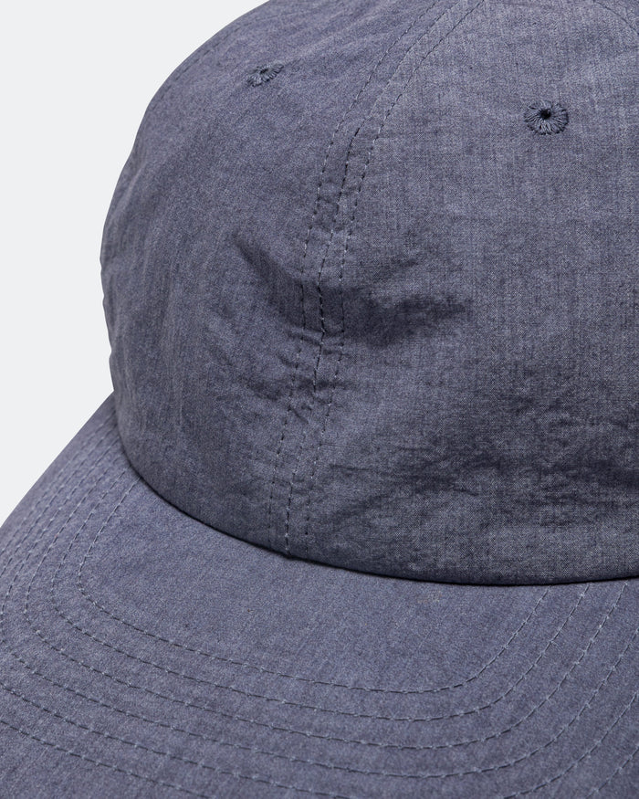 6 Panel Strap Back Cap - Blue
