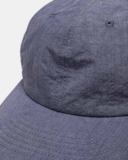 6 Panel Strap Back Cap - Blue