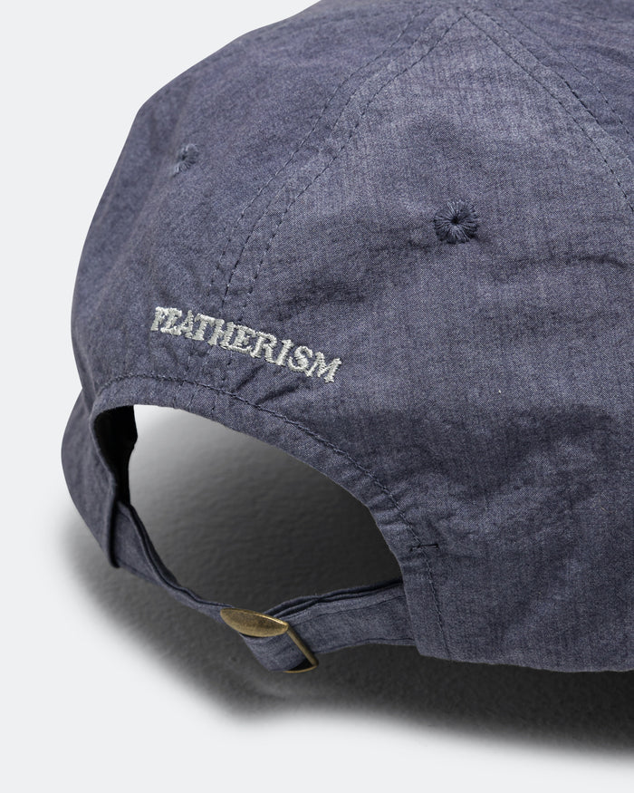 6 Panel Strap Back Cap - Blue