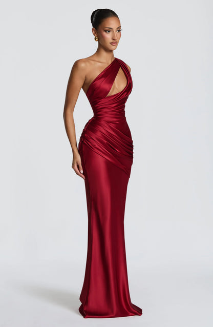 Emina Maxi Dress - Deep Red