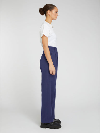 Cinnamon Relaxed Trousers in Navy
