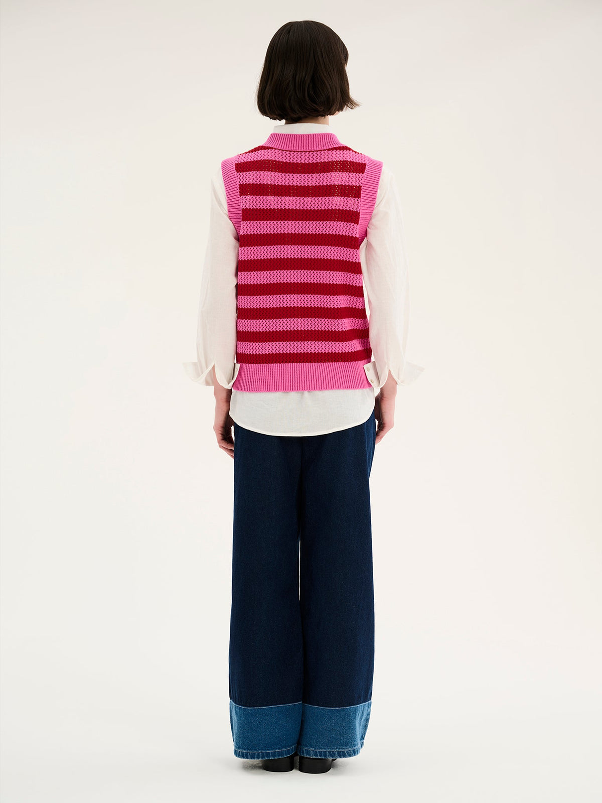 Bobbi Stripe Cotton Vest